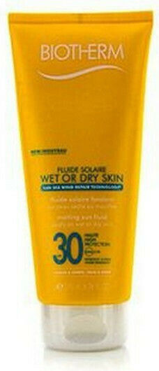 Biotherm Fluide Solaire Wet or Dry Skin Waterproof Sunscreen Lotion for the Body SPF30 200ml