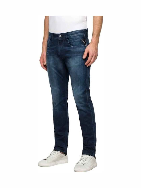 Men's Jeans Pants with Slim Fit Navy Blue
