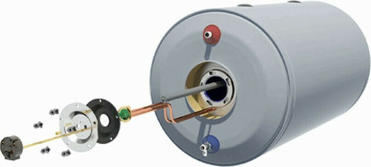 Nobel Aelios Boiler Ηλιακού 200lt Glass Διπλής Ενέργειας