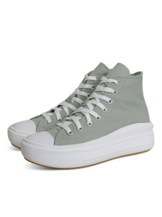 Chuck Taylor All Star Flatforms Boots Gray