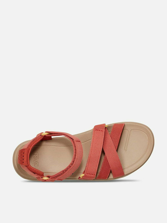 Women's Flat Sandals Sporty in Pink Color