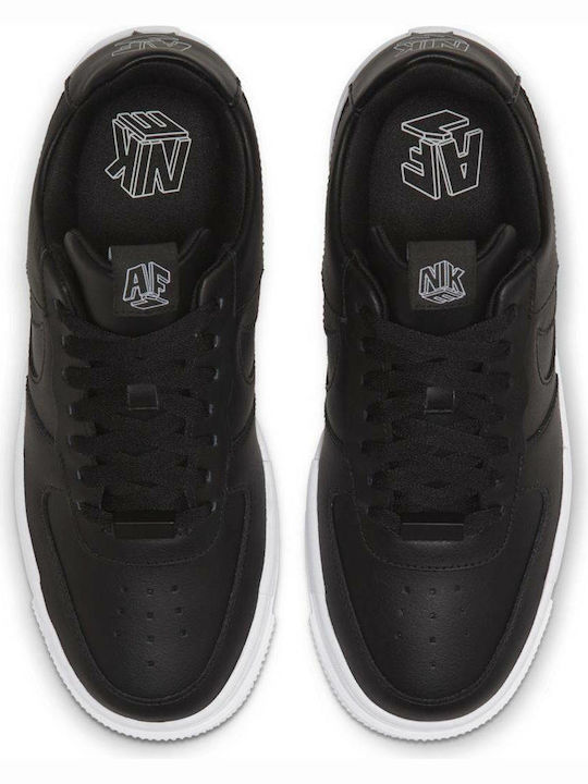 Air Force 1 Pixel Flatforms Sneakers Black / White