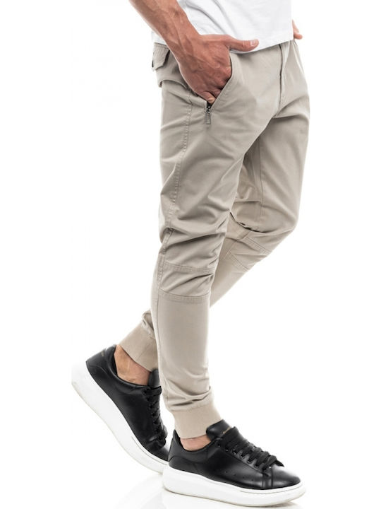 Trousers Chino Elastic Beige