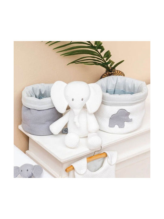 Nattou Tembo Nursery Storage Baskets Gray 2pcs