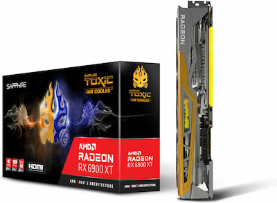 Sapphire Radeon RX 6900 XT 16GB GDDR6 Toxic Air Cooled Κάρτα Γραφικών PCI-E x16 4.0 με HDMI και 3 DisplayPort