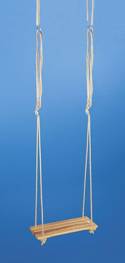 Emwe Hanging Wooden Kids Swing 185x17x185cm for 3+ Years
