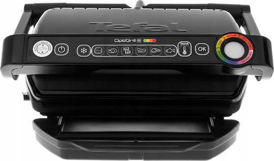 Tefal Optigrill+ GC712 Τοστιέρα Γκριλιέρα με Αποσπώμενες Πλάκες 2000W Μαύρη