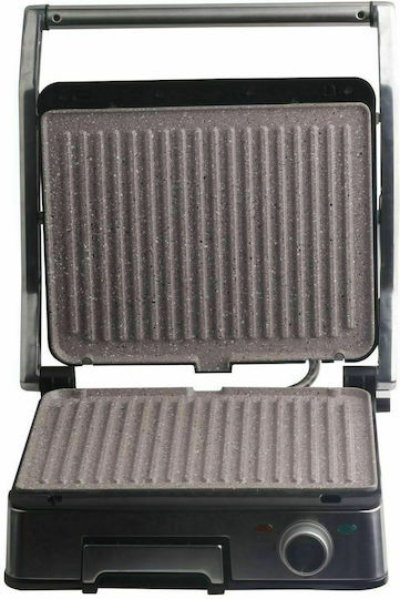 Singer Sandwich Maker Grill cu Plăci Ceramice Detasabile 1800W Inox