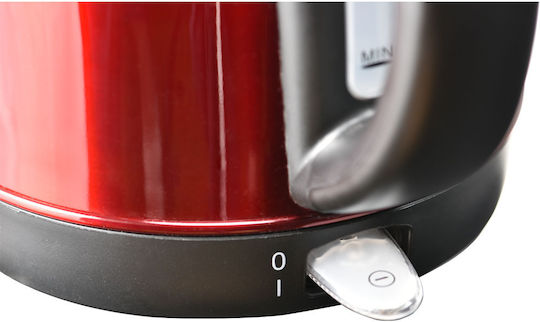 Telemax ZOS-0231A Електрическа Кана 1.7л 2200W Червена