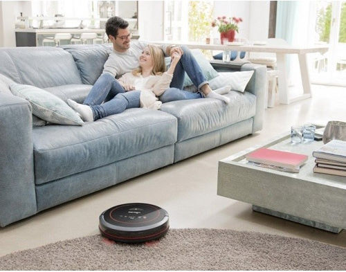 Vileda VR 302 Σκούπα Ρομπότ με Έξυπνη Πλοήγηση Μαύρη