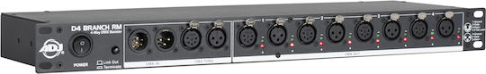 American DJ D4 Branch RM DMX Splitter για Κονσόλα Φωτισμού με 4 Κανάλια Ελέγχου / 2 Εισόδους XLR με Τοποθέτηση Rack