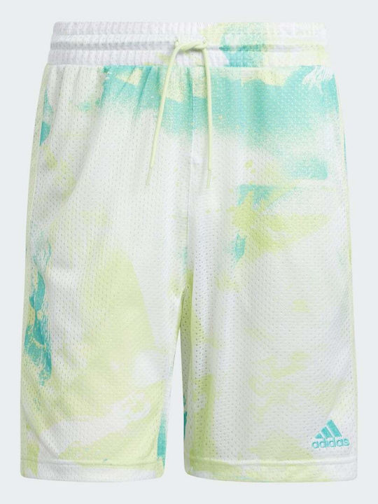 Q2 Aop Short White Men's Athletic Shorts Multicolour