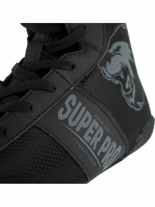 Superpro Super Pro Speed78 Boxing Shoes Black