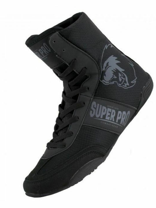 Superpro Super Pro Speed78 Boxing Shoes Black