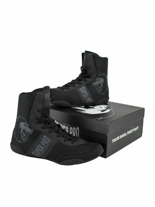 Superpro Super Pro Speed78 Boxing Shoes Black