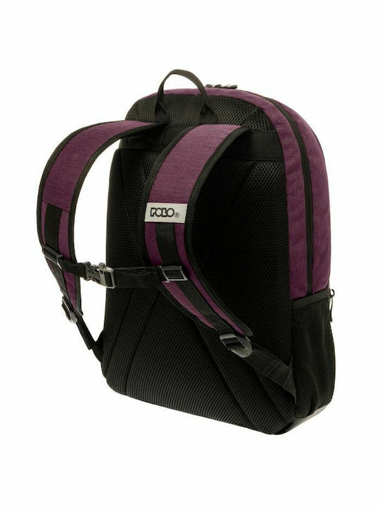 Polo Smooth Schulranzen Rucksack Junior High-High School Lila 25Liter 2022