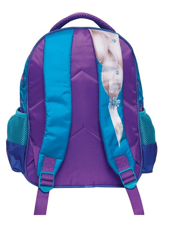 Gim Frozen School Bag Backpack Kindergarten Purple with Water Bottle Holder