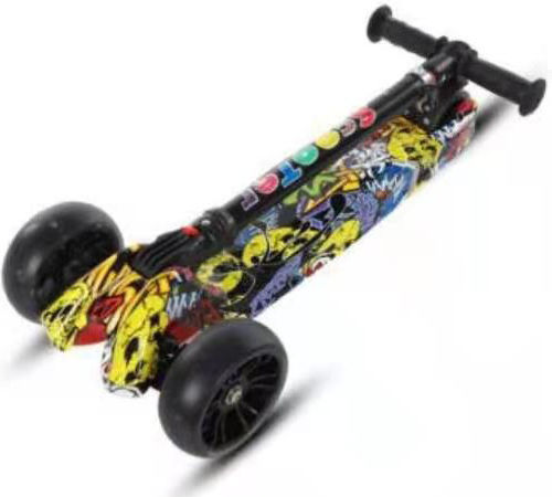 Factory Kids Scooter Foldable 3-Wheel for 3+ Years Multicolour