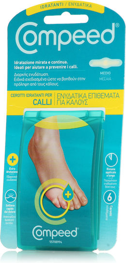 Compeed Pansamente Corn Active cu Gel pentru Călcâie Crăpate Mediu 6buc