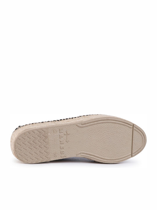 Hamptons Suede Γυναικείες Εσπαντρίγιες σε Μαύρο Χρώμα