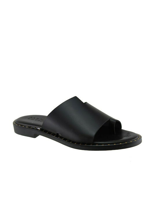 Milanos Damen Sandalen Leder 18B Schwarz