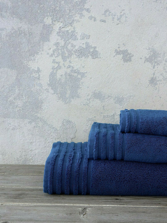 Nima Πετσέτα Χεριών Vista 30x50εκ. Dark Blue Βάρους 700gr/m²