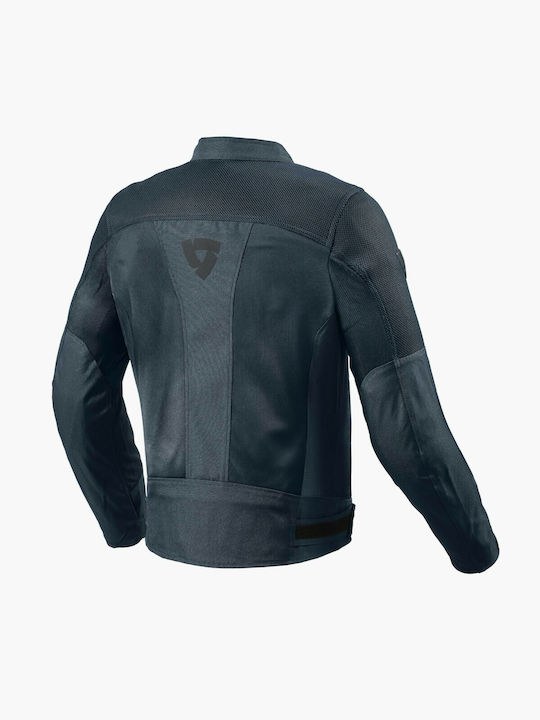 Rev'IT Vigor Sommer Herren Motorradjacke Dark Blue