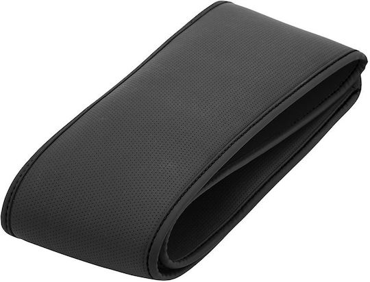Compass Car Steering Wheel Cover Strain with Diameter 37-39cm Synthetic Black