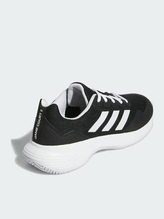 adidas Gamecourt 2.0 Women's Tennis Shoes for Hard Courts Core Black / Cloud White