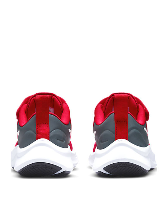 Star Runner Star Runner 3 Kids Sports Shoes Running with Hoop & Loop Closure University Red / Smoke Grey
