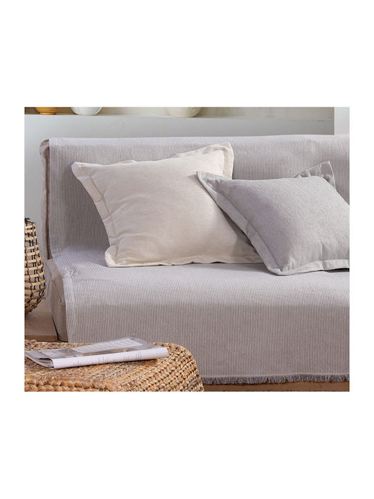 Nef-Nef Homeware Nature 22 Ριχτάρι Πολυθρόνας Ζακάρ 170x180εκ. Beige
