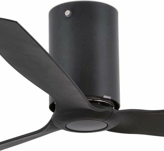 Faro Barcelona Mini Tube Fan Ceiling Fan 128cm Matt Black