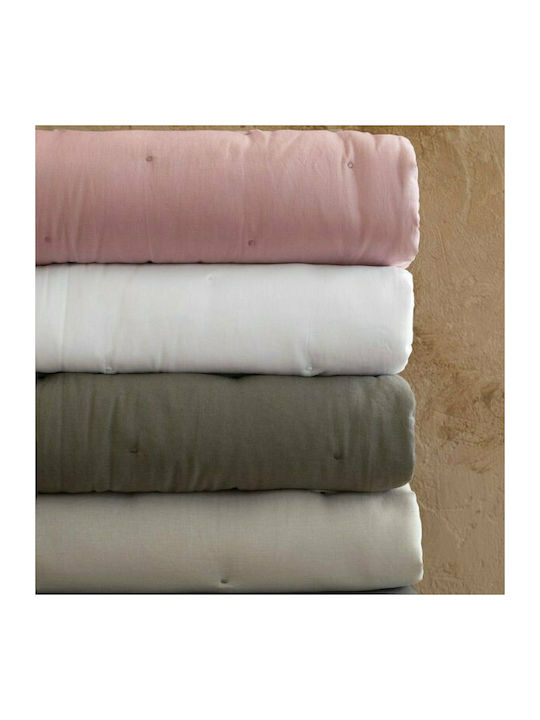 Nima Linen Cuvertură Extra-dublu gri deschis 240x260cm