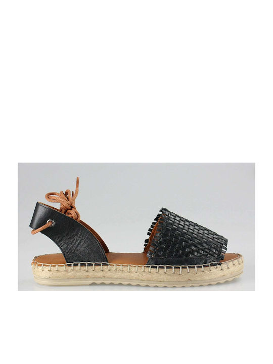 Boxer Women's Flat Sandals Anatomic in Black Color