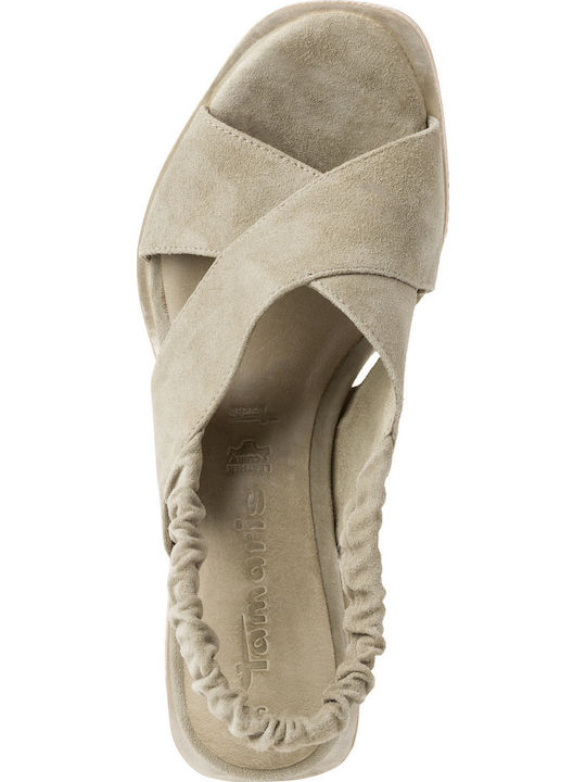 Leather Sandals Khaki