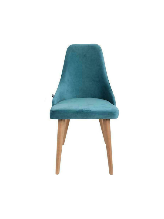 Kassandra Dining Room Velvet Chair Turquoise 48x56x94cm 893-122-020