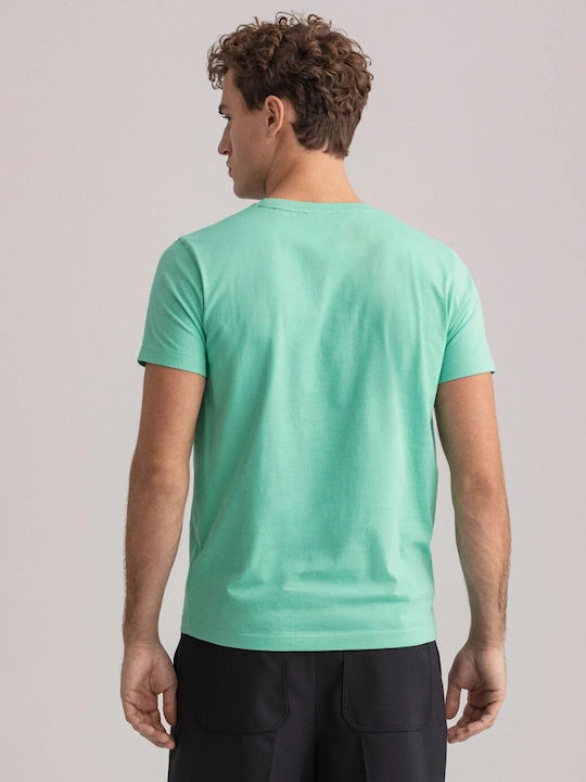 Gant Men's Short Sleeve T-shirt Green