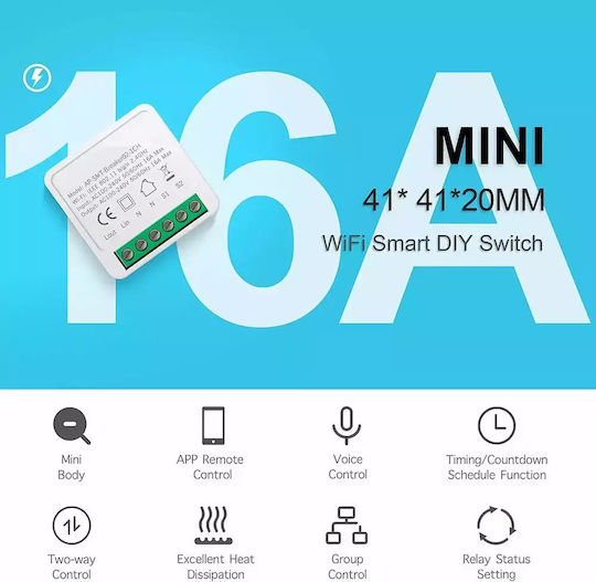 Smart Switch Wi-Fi 16A