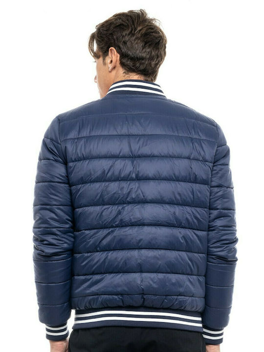 Splendid Men's Bomber Jacket Navy Blue