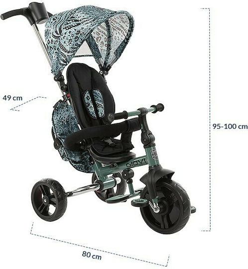Kikka Boo Giovi 2022 Foldable & Convertible 3 in 1 for 12 Months Black