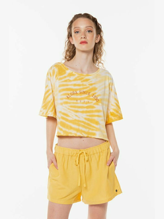 Love Square Women's Shorts Yellow
