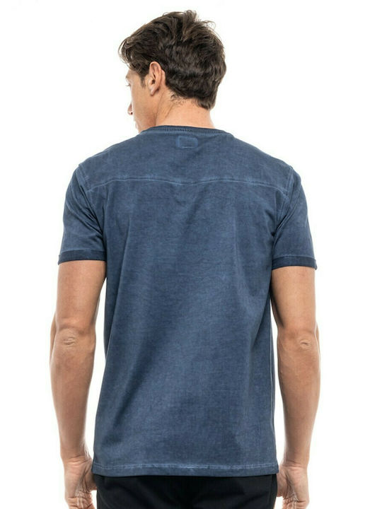 Splendid Herren T-Shirt Kurzarm Blau