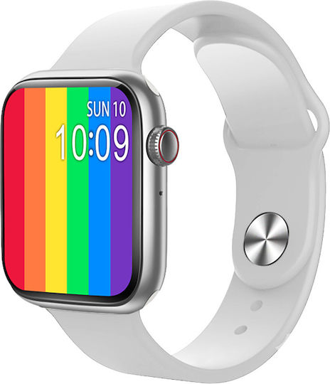 DAS.4 SU01 Smartwatch mit Pulsmesser (Weiß)