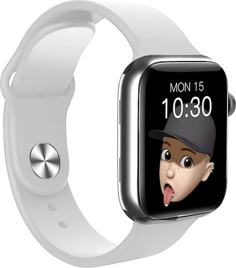 DAS.4 SU01 Smartwatch mit Pulsmesser (Weiß)