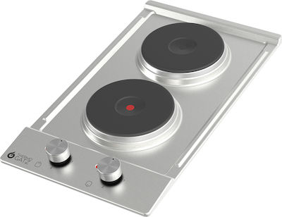 Thermogatz TG E 930 IX Domino Autonomous Cooktop with Enamel Burners 29x51cm