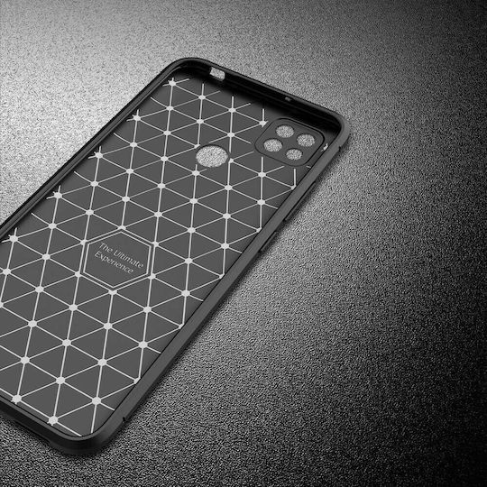 Ancus AutoFocus Carbon Fiber Back Cover Σιλικόνης Μαύρο (Redmi 9C)