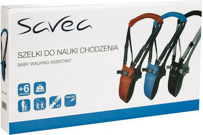 Savea Baby Vehicle with Support Strap Μαύρο