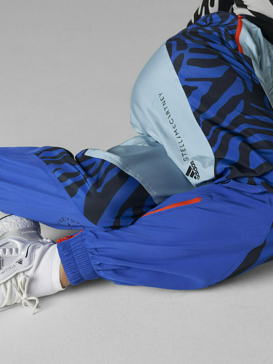 X Stella McCartney Дамски Суитшърт с гума Arctic Blue/Bold Blue