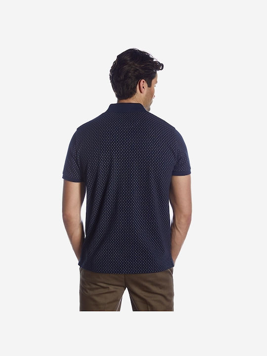 Sogo Ανδρικό T-shirt Polo Navy Μπλε