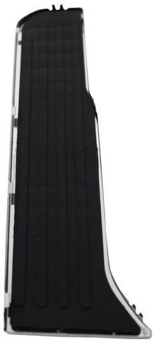 Carner Car Footrest Board for VW Passat B6 / B7 CC Automatic Aluminum Silver 3pcs